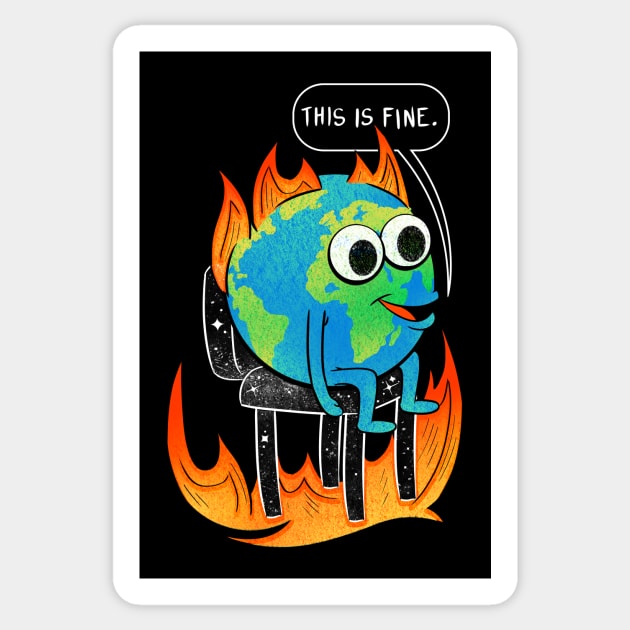 A Fine Climate Sticker by stevenlefcourt